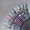 Глиттер F.O.X Glow Glitter Gel 002 серебро голографическое с блестками 5 мл - Фото №2