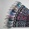 Glitter FOX Glow Glitter Gel №009 turquoise 5 ml - Фото №3