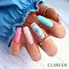 Claresa TOP NO WIPE GLITTER SILVER hybride top transparant met zilveren glitter 5 ml - Фото №2