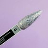 TUFI profi PREMIUM Diamond 01 Neon hybride nagellak grote glitter 8 ml (0103031) - Фото №3