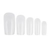 Soak-off gel tips TUFI profi  PREMIUM medium square transparent 240 pcs (0134005) - Фото №1