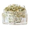 Стружка для декора ногтей Komilfo Foil Stripes №09 Champagne Silver (0,2 г) - Фото №4