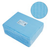 Disposable paper nail art table mat TUFI profi PREMIUM laminated waterproof blue 40х32 cm 50 pcs (0104201) - Фото №1