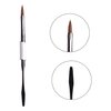 Кисть Komilfo Double Metall Spatula/Acrylic 8 (Kolinsky) (2900000010673) - Фото №1