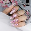 PALU Rubber Camouflage Base Pink mit Glitzer 17 11 ml - Фото №4