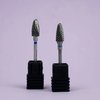 TUFI profi PREMIUM carbide corn 110 642REV manicure snijder dubbelzijdig blauw geslepen - Фото №2