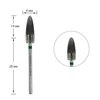 TUFI profi PREMIUM carbide corn 110 641REV manicure snijder omkeerbaar groene inkeping - Фото №1