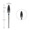TUFI profi PREMIUM carbide corn 110 642REV manicure snijder dubbelzijdig blauw geslepen - Фото №1