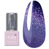 TUFI profi PREMIUM hybride nagellak Crystal Cat 26 holografisch blauw 8 ml (0173919) - Фото №1
