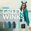 Лак для ногтей Claresa GREEN WINKS 3 гибридный темно-зеленый 5 г - Фото №2