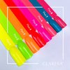 Лак для ногтей Claresa FLUO 5 гибридный розовый 5 г - Фото №2