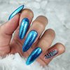 Лак гибридный Claresa FULL GLITTER 7 бирюзовый с блеском 5 г - Фото №3