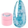 Gel LUNA Bubble Gel №3 Blau mit Glitzer 5 ml - Фото №1