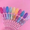 Hybride basis LUNA Tutti Frutti №2 paars met veelkleurige vlekken 13 ml - Фото №2