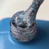 DNKa Cover base №0053 Shining Blue Reflection met pailletten van verschillende groottes 12 ml - Фото №2