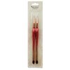 Set Manikürepinsel BLING 2 Stück rot-gold - Фото №2
