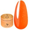 Base DNKa Cover #0081 Citrus orange neon with silver leaf 30 ml (DNKA0081-30) - Фото №1