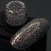 NAILSOFTHENIGHT Base 01 Silber und rosa Glitzer - Фото №3