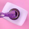 Gel polish LUNA №200 lilac with shimmer, rubbed effect 13 ml (047-2749-0550) - Фото №2