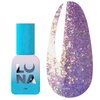 Gel polish LUNA №200 lilac with shimmer, rubbed effect 13 ml (047-2749-0550) - Фото №1