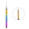 Кисть для дизайна ногтей MollyLac Pro Liner Rainbow, длина щетины 11 мм - Фото №1