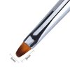 MollyLac Gel en Acryl Kwast, Zwart, Rond, Borstellengte 8mm - Фото №2