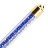 Illusion Line gelpenseel in paars met zirkonen, schuine borstelhaarlengte 6/8 mm. - Фото №4