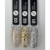 Siller Potal hybride top coat №03 niet-plakkerig transparant met roségouden coating 8 ml (u0000012750) - Фото №4
