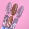 LUNA Flash Gold hybride top coat reflecterend zonder plaklaag, gouden tint 13 ml (300-2909) - Фото №4