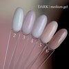 Gel for extensions DARK Medium Gel №02 milk, 30 ml - Фото №3
