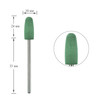 Polierer TUFI profi PREMIUM Silikonkegel groß abgerundet 610 G grün (0243483) - Фото №1
