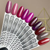 VALERI Color Hybrid Varnish № 080 Burgundy-Red 6 ml (VA80) - Фото №3