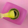 Hybride top LUNA Matte Sand Yellow Non Wipe zonder plaklaag met zandstructuur effect geel 13 ml (300-3428) - Фото №2