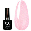 VALERI French Base № 25 crèmeroze met zilveren microglitter 6 ml (VFB6-25) - Фото №1