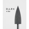 Polisher Dark 306 silicone small cone sharp gray - Фото №2