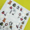 Nagelstickers UAslider winter № CF 009 - Фото №2