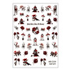 Nail stickers thin self-adhesive Halloween MS-C224 - Фото №1