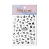 Nagelstickers dun zelfklevend halloween MS-C301 zilver - Фото №3