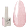 NAILSOFTHEDAY Cover Base NIEUW Formula 28 roze met zilveren glitter 10 ml - Фото №1