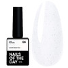 NAILSOFTHEDAY Cover Base NIEUW Formula Milk 06 met blauwe glitter 10 ml - Фото №1