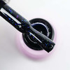 Toki-Toki Flakes hybride nagellak № 001 donkerblauw met blauwe deeltjes 5 ml - Фото №2