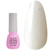 Gellack Toki-Toki Fairytale FT02 weiß mit holografischem Glitzer 5 ml - Фото №1