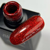 Gel polish NAILSOFTHEDAY Let's special Mrs. Claus red with glitter 10 ml - Фото №2