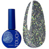 Nageltop Touch Twinkle Top 02 transparent mit grünem Glitzer und reflektierendem Schimmer 13 ml - Фото №1