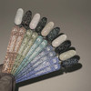 Touch Twinkle top 01 transparent with brown glitter and reflective shimmer 13 ml - Фото №3