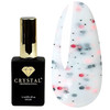 Crystal Base Yogurt №3 milky with black and red crumbs 12 ml - Фото №1