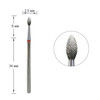 Diamant manicurefrees TUFI profi Nier 257 025R diameter 2,5 mm rood - Фото №1