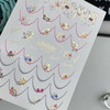Slider-Design UAslider Pink-Schwarz French und Blumen Nr. CF 444 - Фото №2