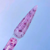 Гель LUNA Flower Gel №02 молочный з фиолетовыми сухоцветами 15 мл (323-4483-1266) - Фото №2