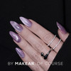 Makear MCL02 Katzenaugen-Gel-Nagellack, violett, reflektierend, 8 ml - Фото №3